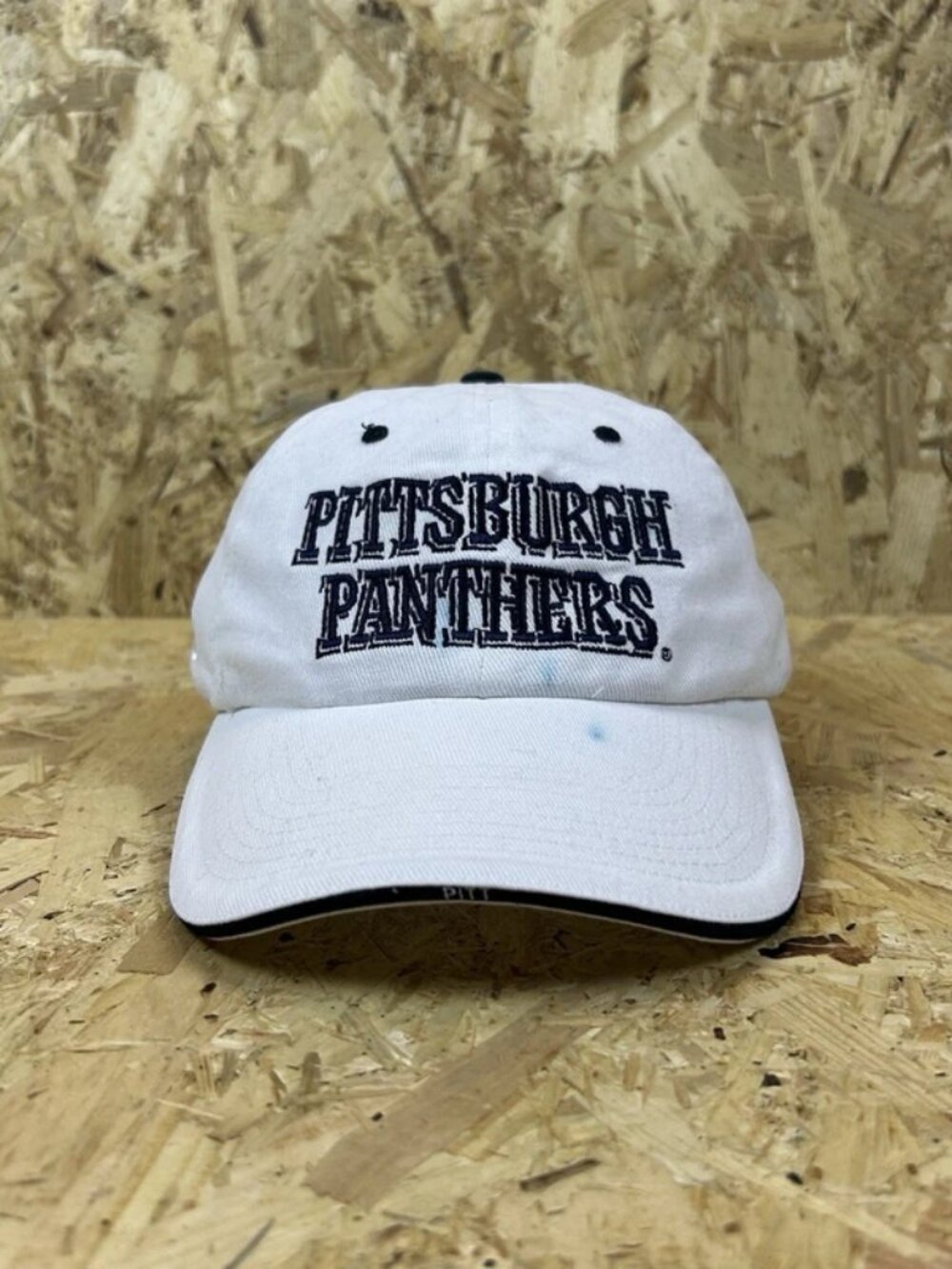 Pittsburgh Panthers Hat Cap White Head To Toe Stretch